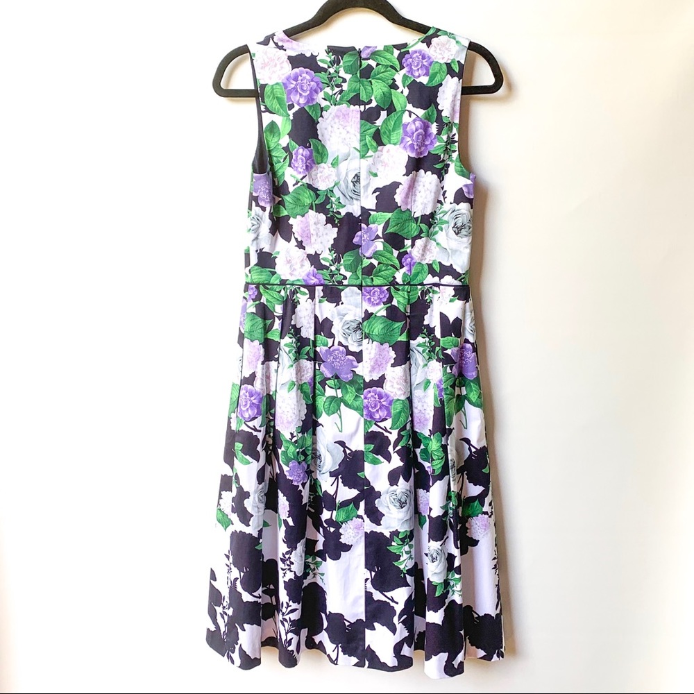 Adorable Floral Mid Dress - Picture 2 of 3